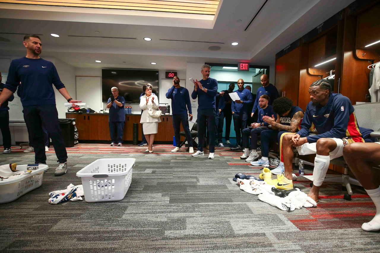 Photos: Pelicans vs. Rockets | Locker Room and Postgame Reactions 12/18 ...