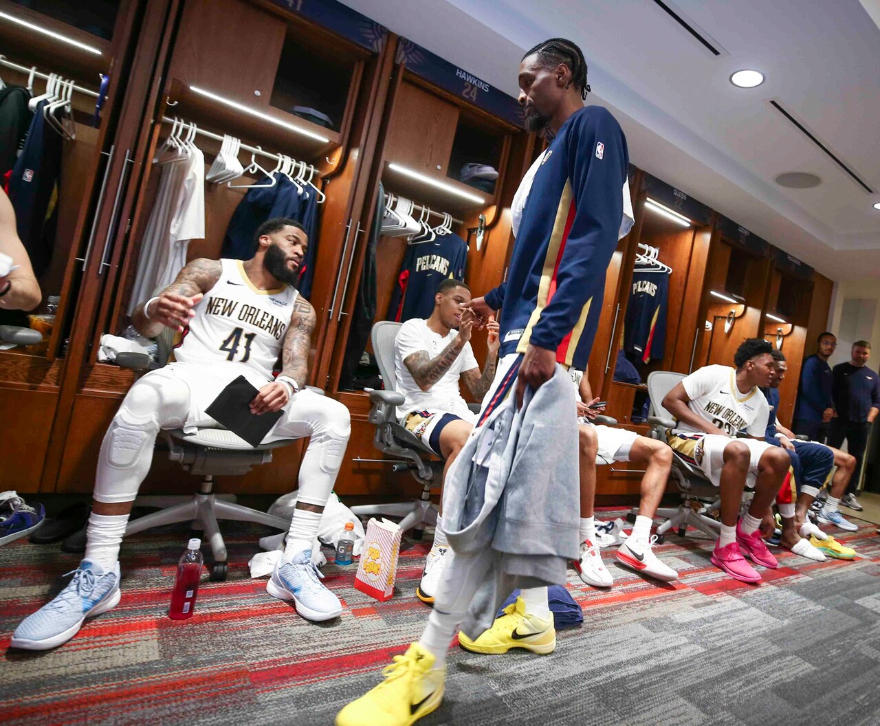 Photos: Pelicans vs. Rockets | Locker Room and Postgame Reactions 12/18 ...