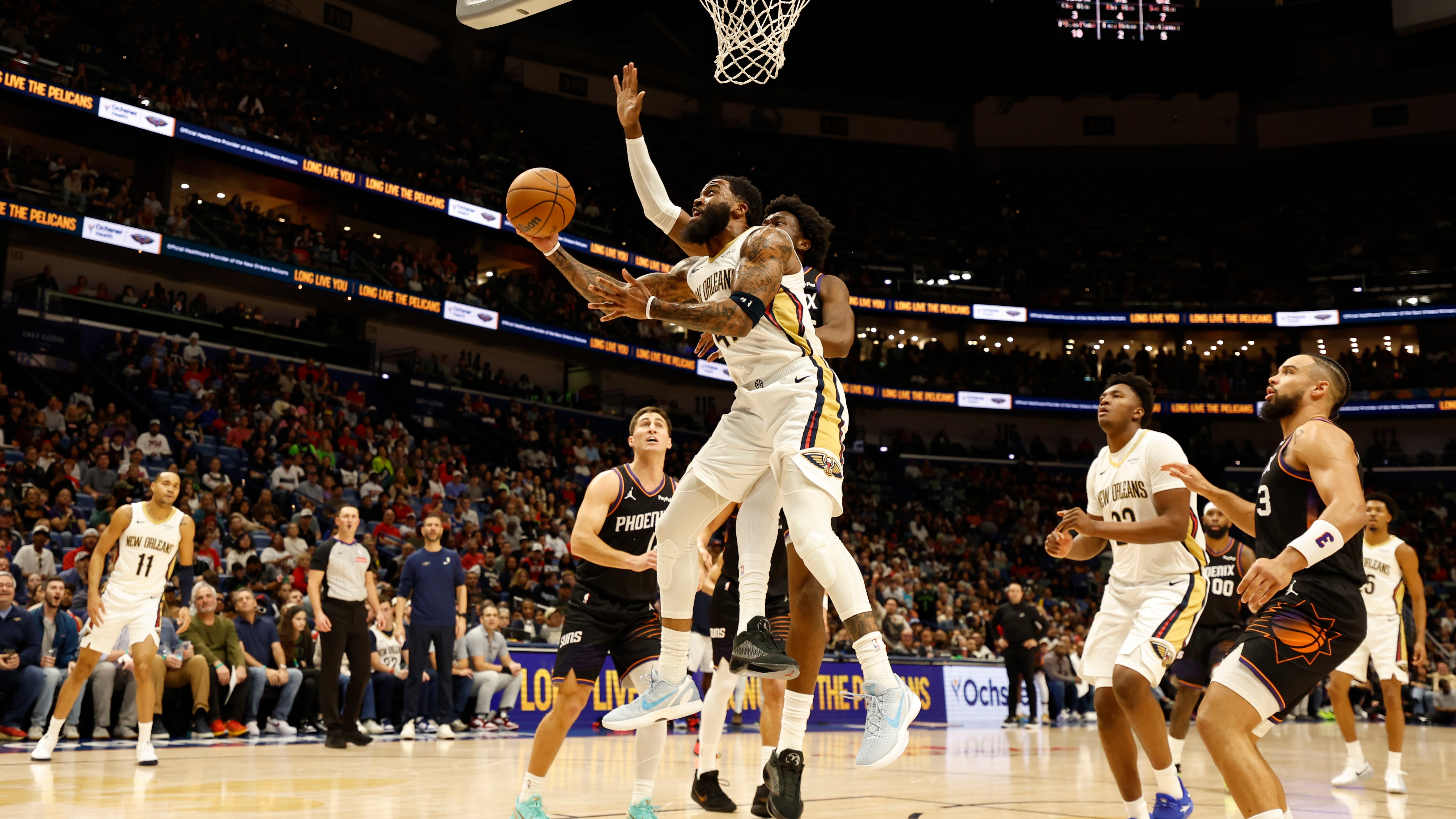zion williamson free throw dunk