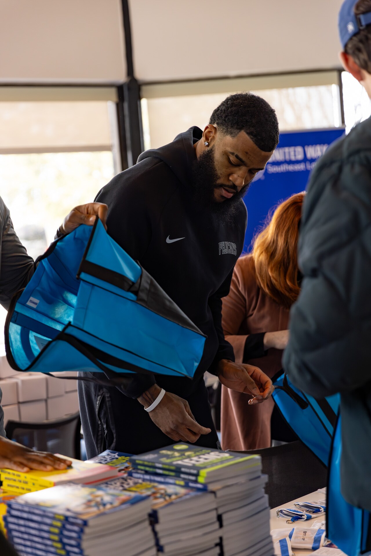 Photos: Jordan Poole, Saddiq Bey participate in NBA Foundation x United ...