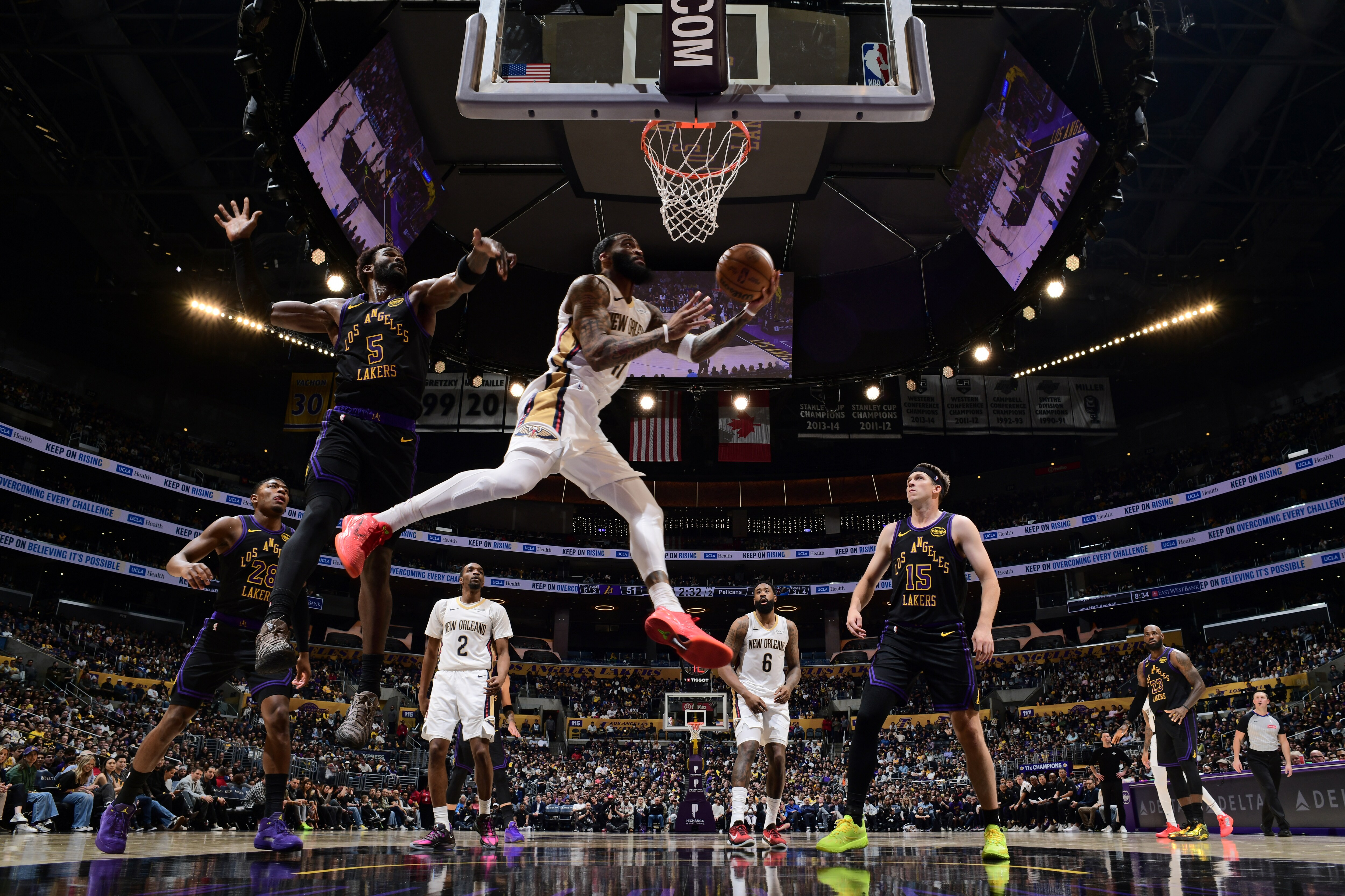 Pelicans vs. Lakers Game Action Photos | March 3, 2026