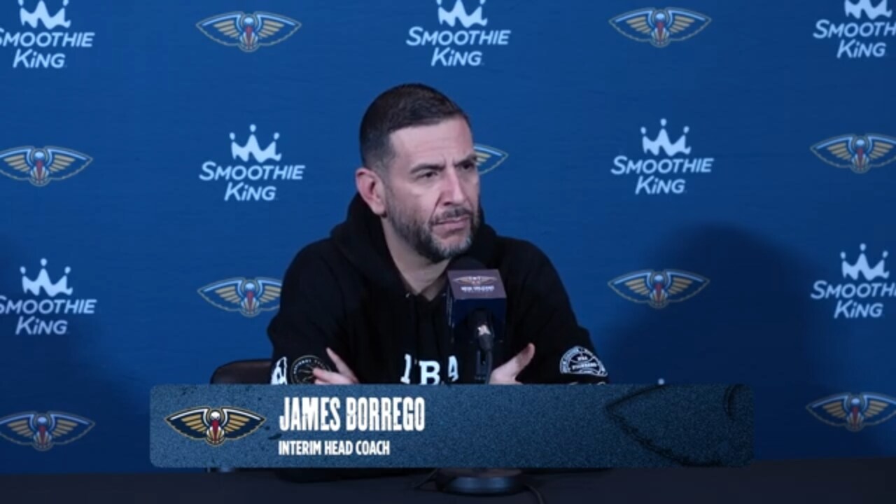 James Borrego Previews Pelicans Game at Raptors 3/27/26