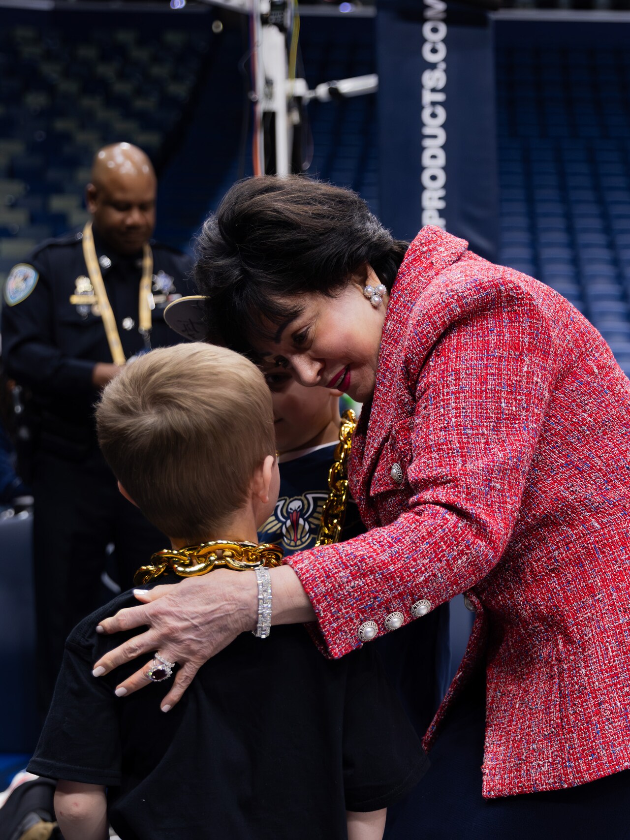 Photos: Pelicans, Ochsner host Make-A-Wish alum at pregame warmups ...