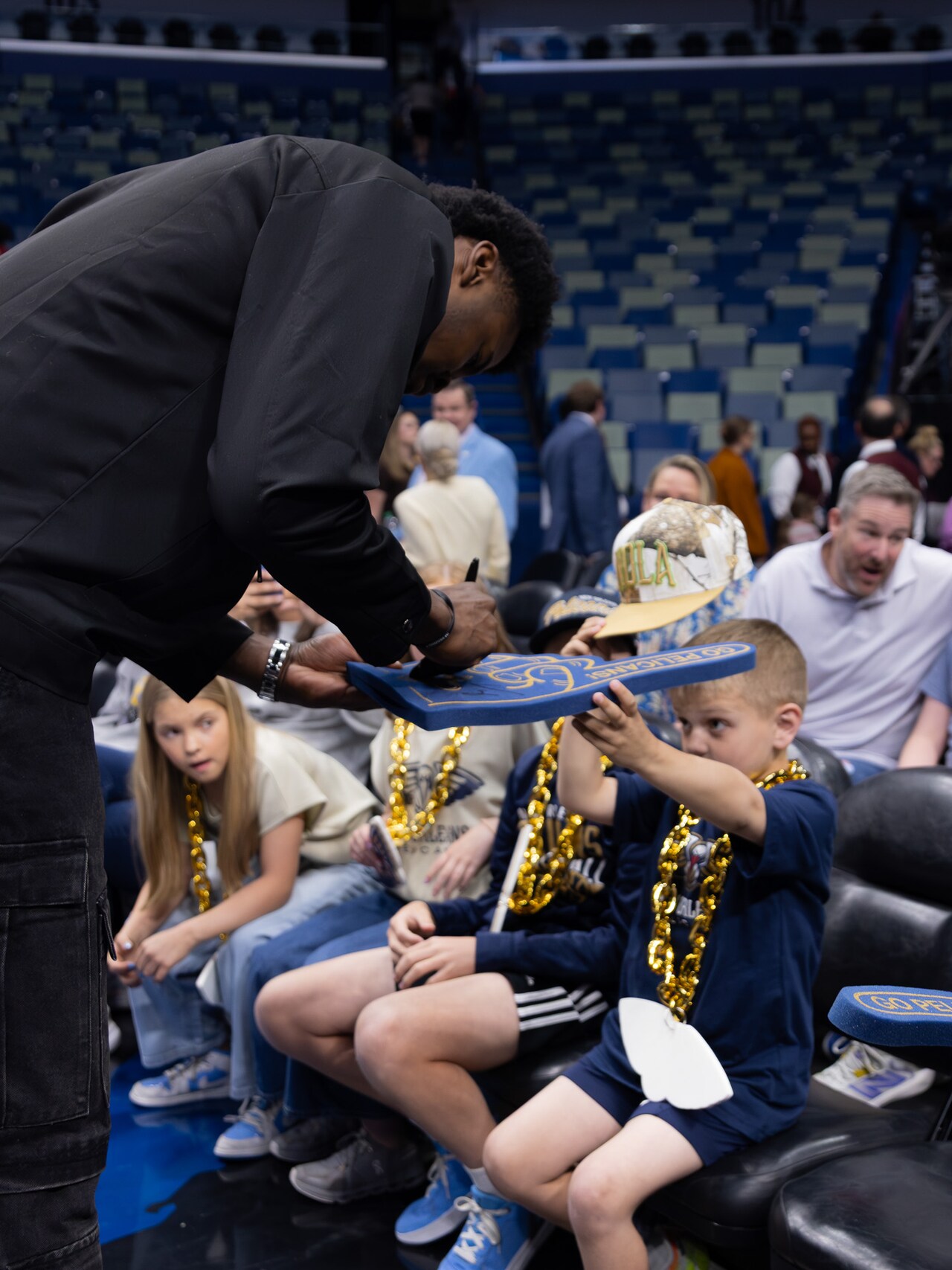 Photos: Pelicans, Ochsner host Make-A-Wish alum at pregame warmups ...