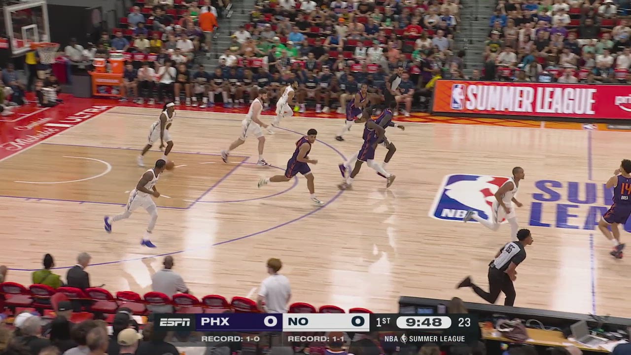 Malik Dia's 18 Points Spark Pelicans in Summer League Win Over Suns