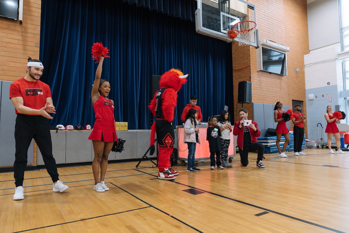 Bulls and First Alert Host Take Charge of Safety event at Skinner