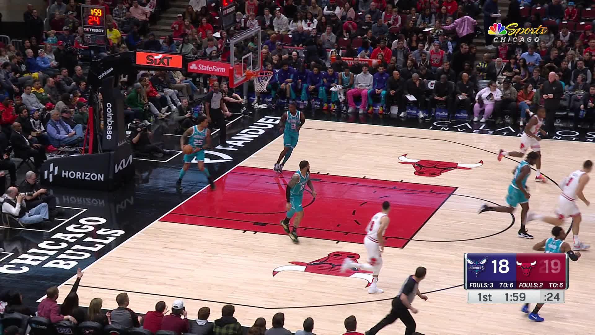DeMar races for the dunk | Chicago Bulls