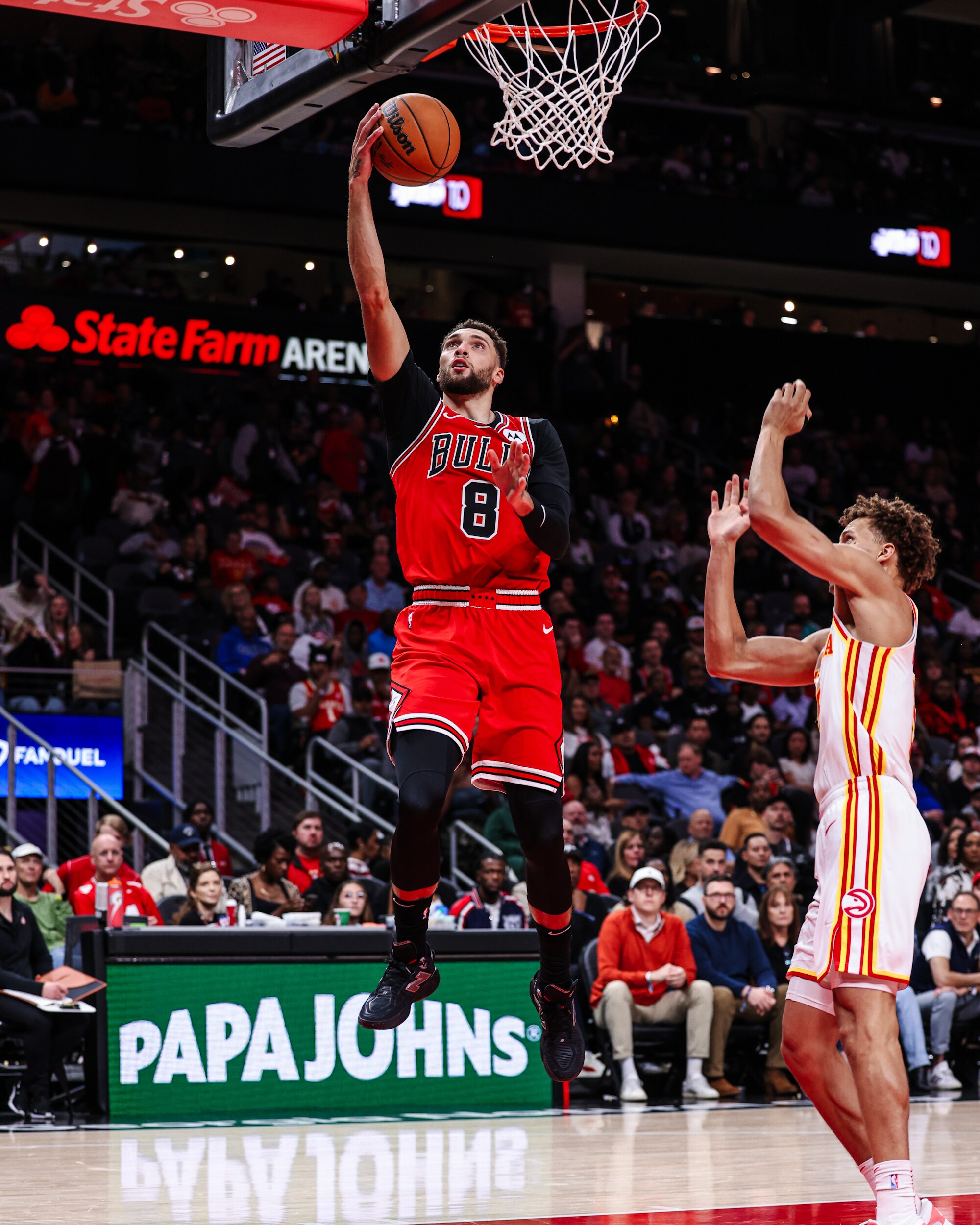 Bulls complete 18-point comeback to beat Hawks, end four-game skid