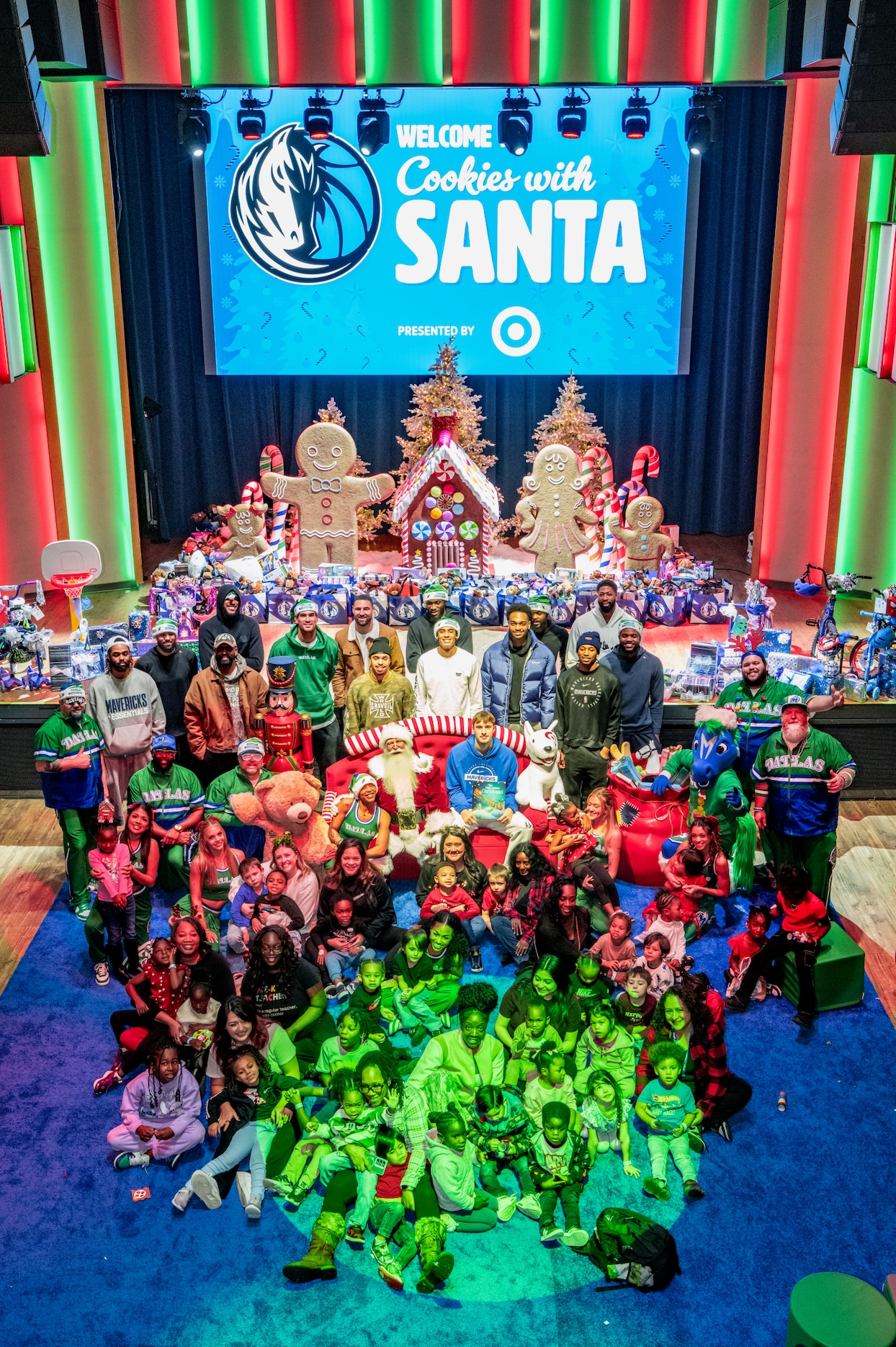 Mavs Spread Holiday Cheer at Annual Cookies with Santa | Dallas