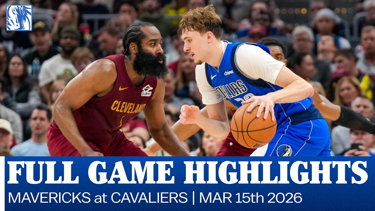 Dallas Mavericks Vs Cleveland Cavaliers Mar 15 2026 Game Summary Mavericks Highlights At Cleveland Cavaliers March 15 2026 