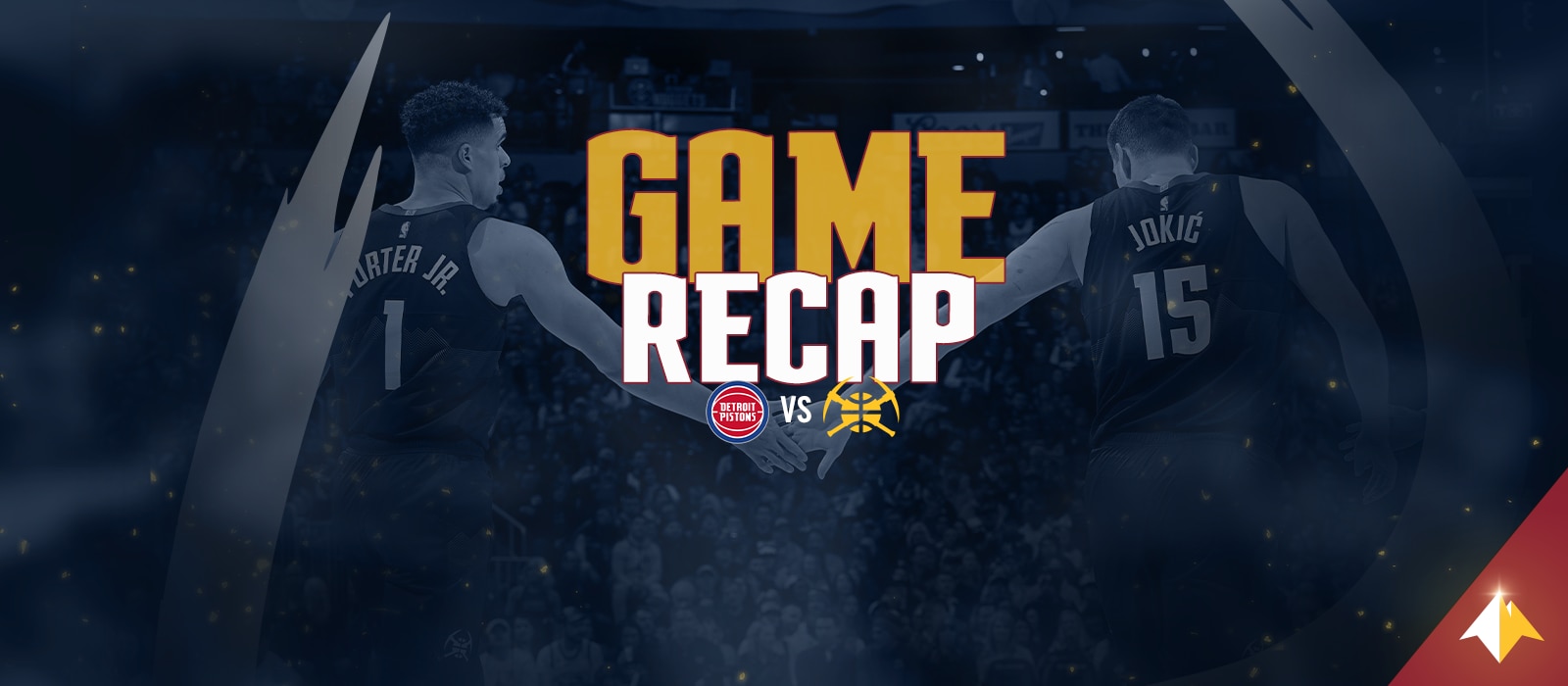 Nuggets use 43point third quarter to defeat Pistons