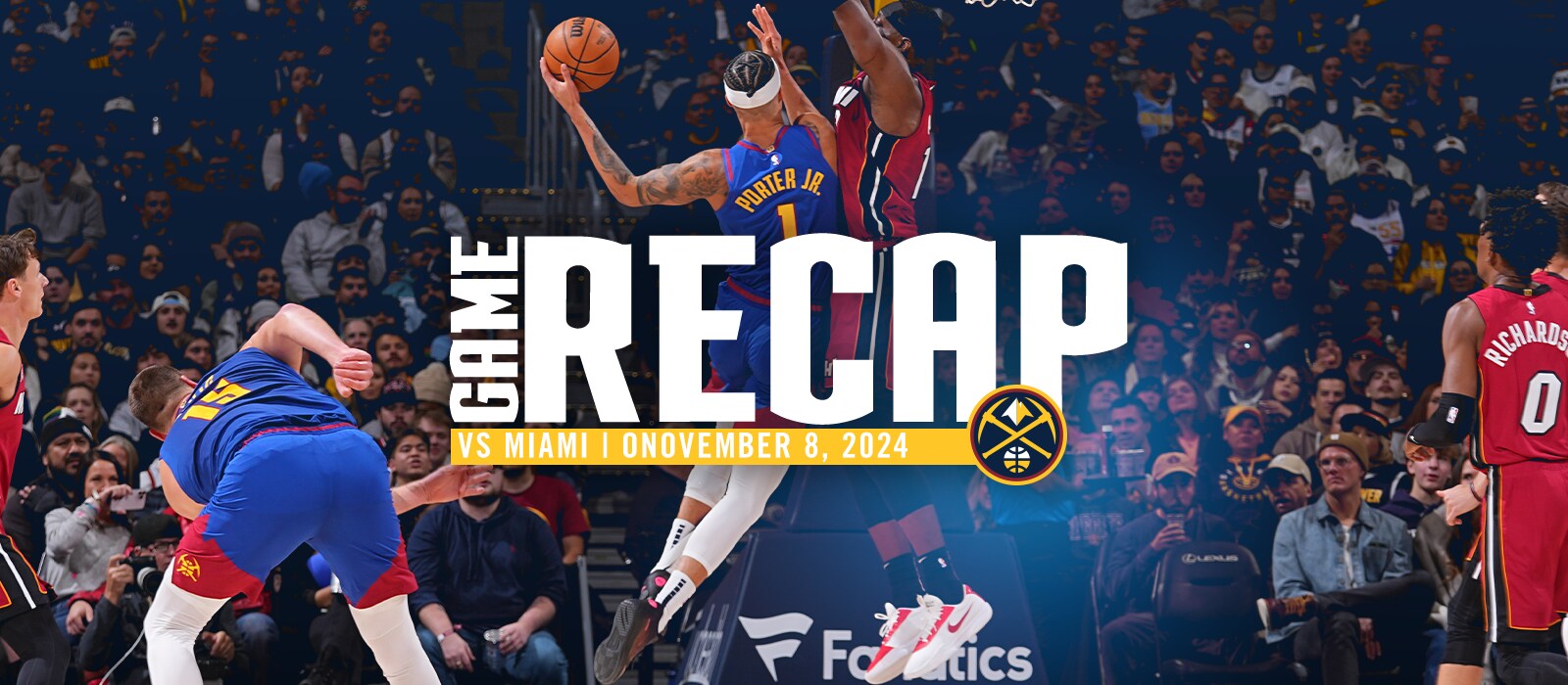 Nuggets get fourth-straight win against HEAT | Denver Nuggets