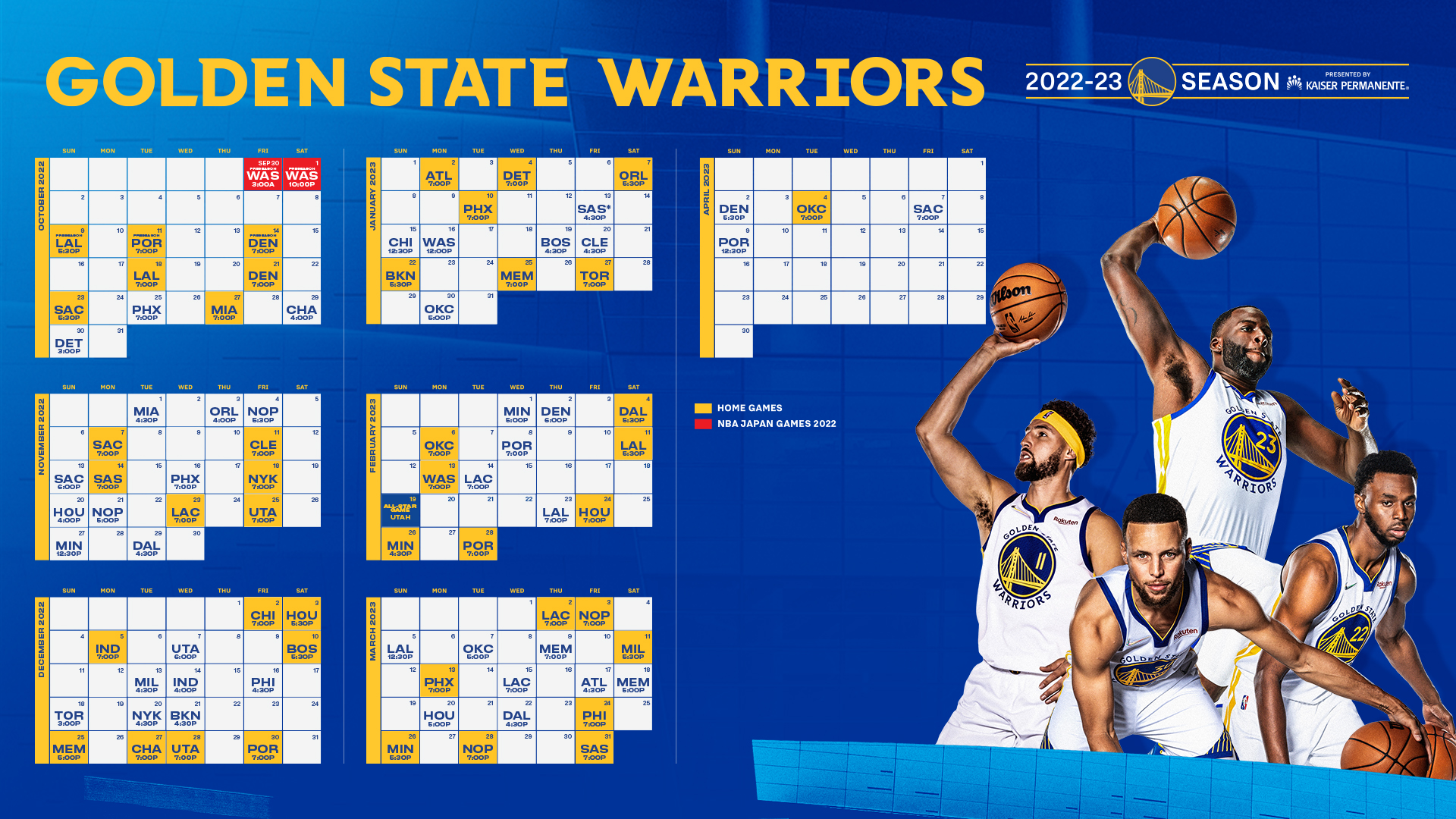 Warriors Announce 2022-23 Regular Season Schedule | NBA.com warriors-announce-2022-23-regular-season-schedule-nba-com