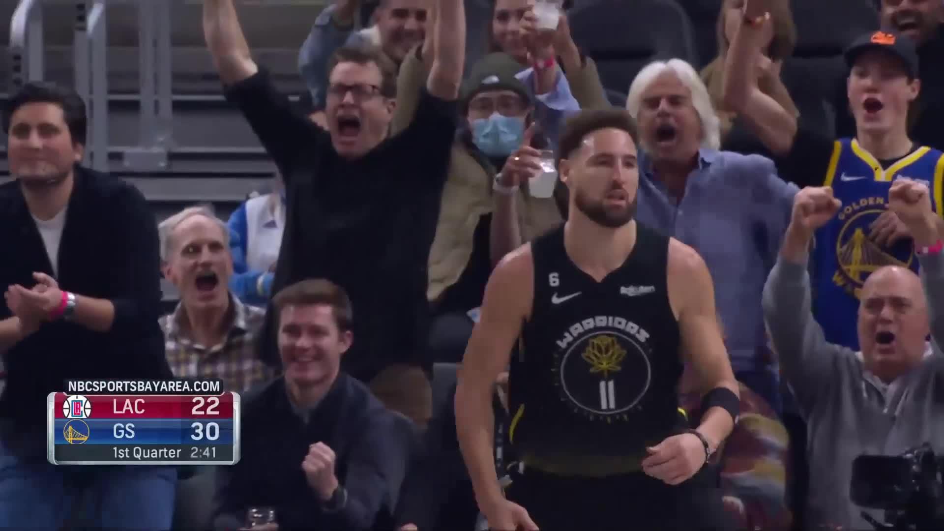 klay thompson dunk