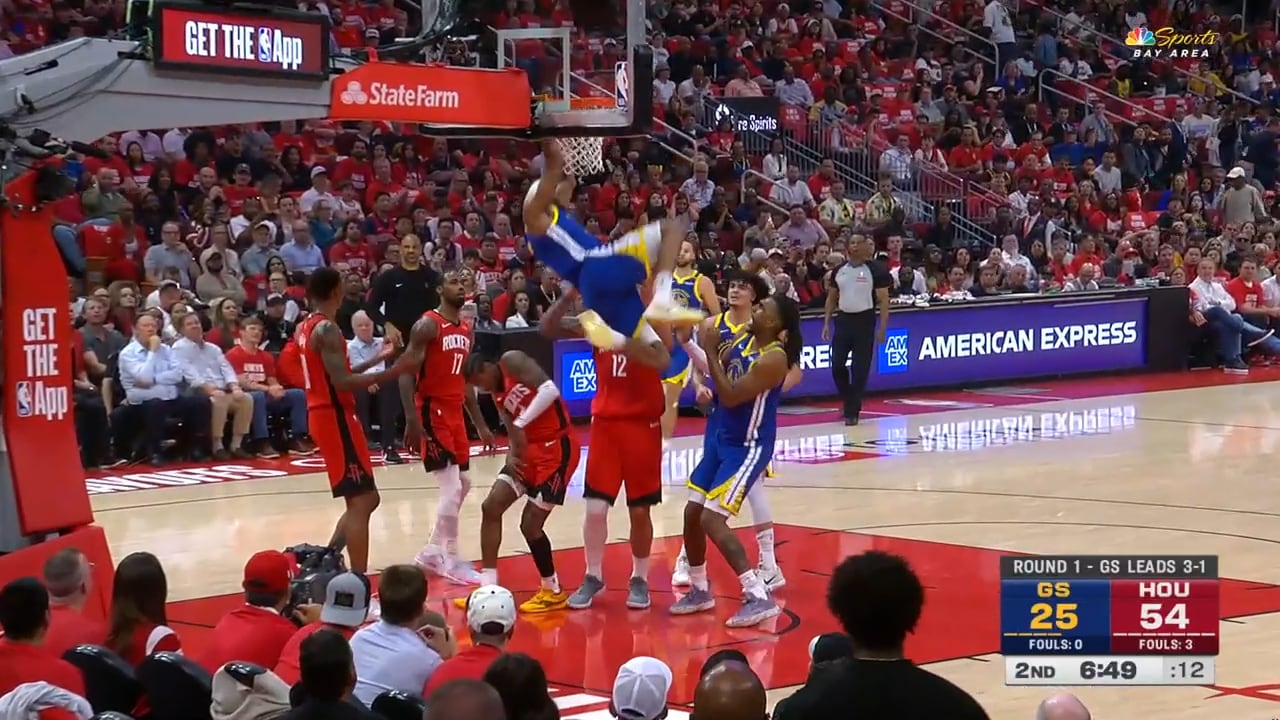 Moses Moody Game 5 Highlights vs. Rockets | Golden State Warriors