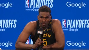 Postgame Warriors Talk: Kevon Looney - 5/12/25 | Golden State Warriors