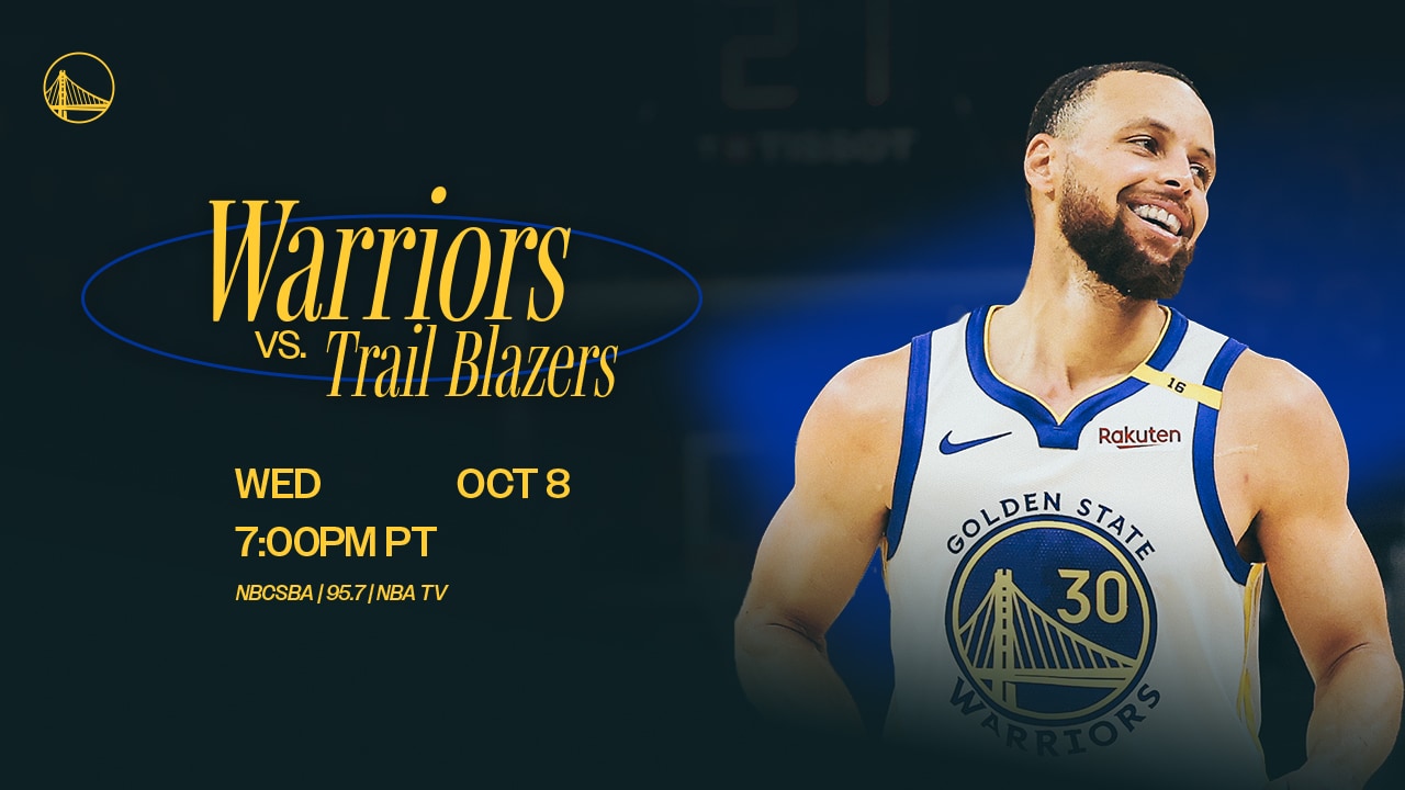 Warriors vs. Trail Blazers (Preseason)