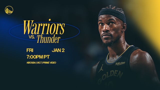 Game Preview: Warriors vs. Oklahoma City Thunder - 1/2/26