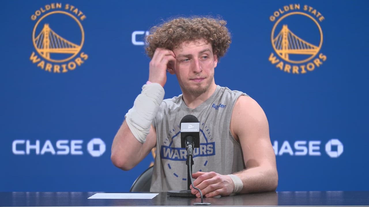 Postgame Warriors Talk: Brandin Podziemski - 03/13/2026 | Golden State ...