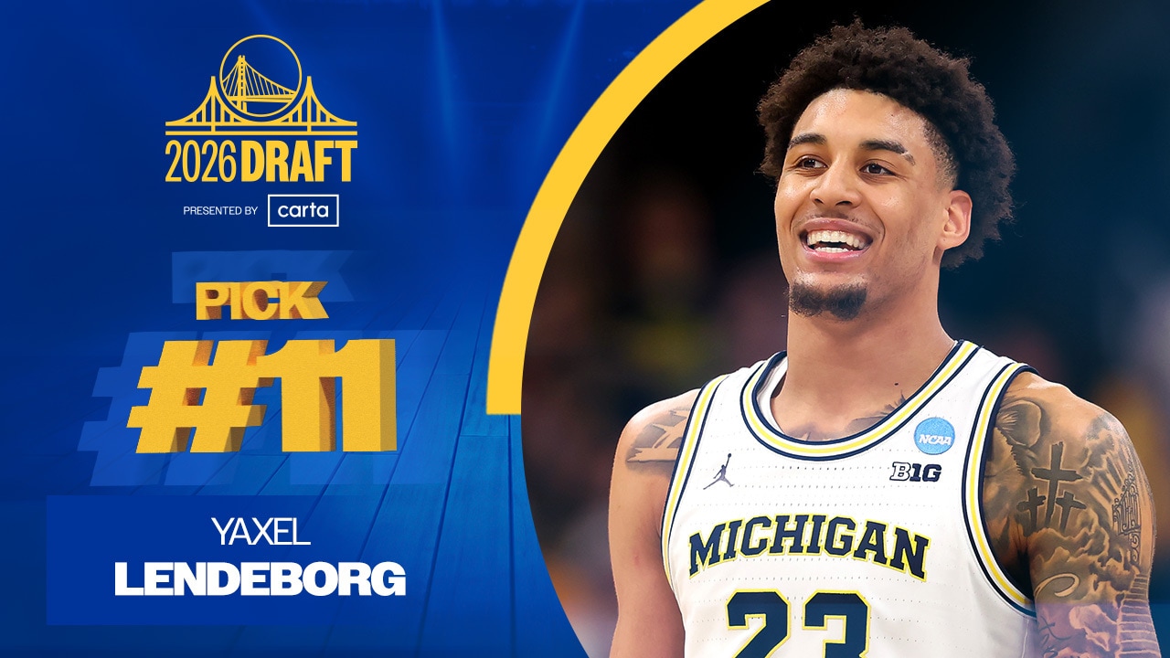 Warriors Select Forward Yaxel Lendeborg With 11th Overall Pick in 2026 NBA Draft, Presented by Carta