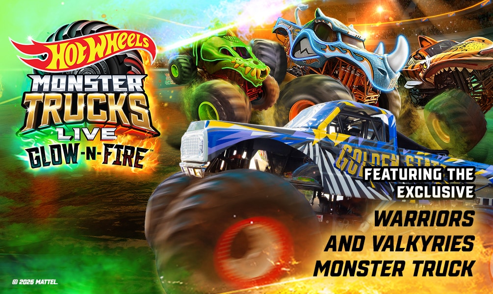 Hot Wheels Monster Trucks Live Glow-N-Fire
