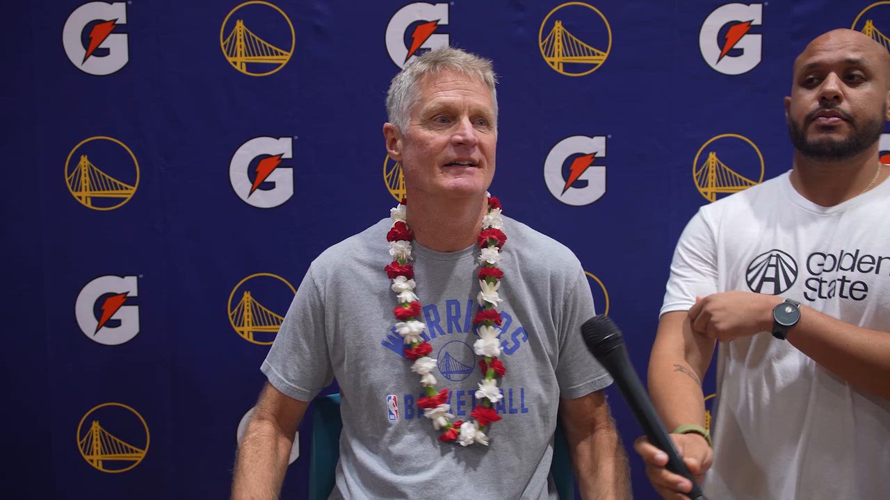 Stephen Kerr Map Warriors Talk: Steve Kerr Recaps Day 1 of 2026 Training Camp - 9/29/26 ...