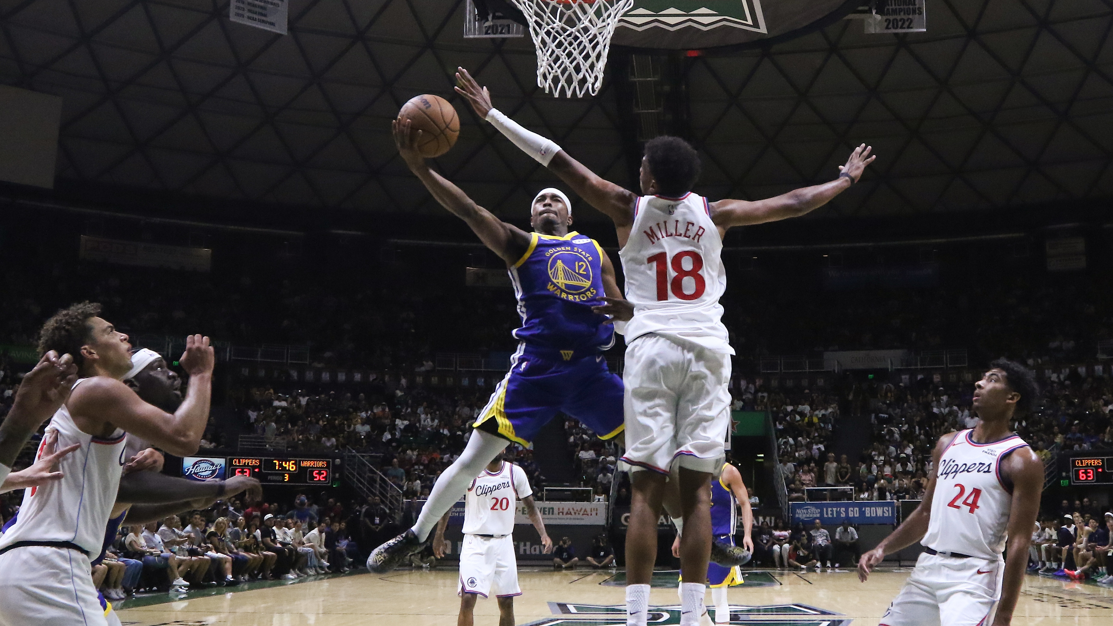 Warriors Fall Just Short in Preseason Loss to Clippers in Hawaii