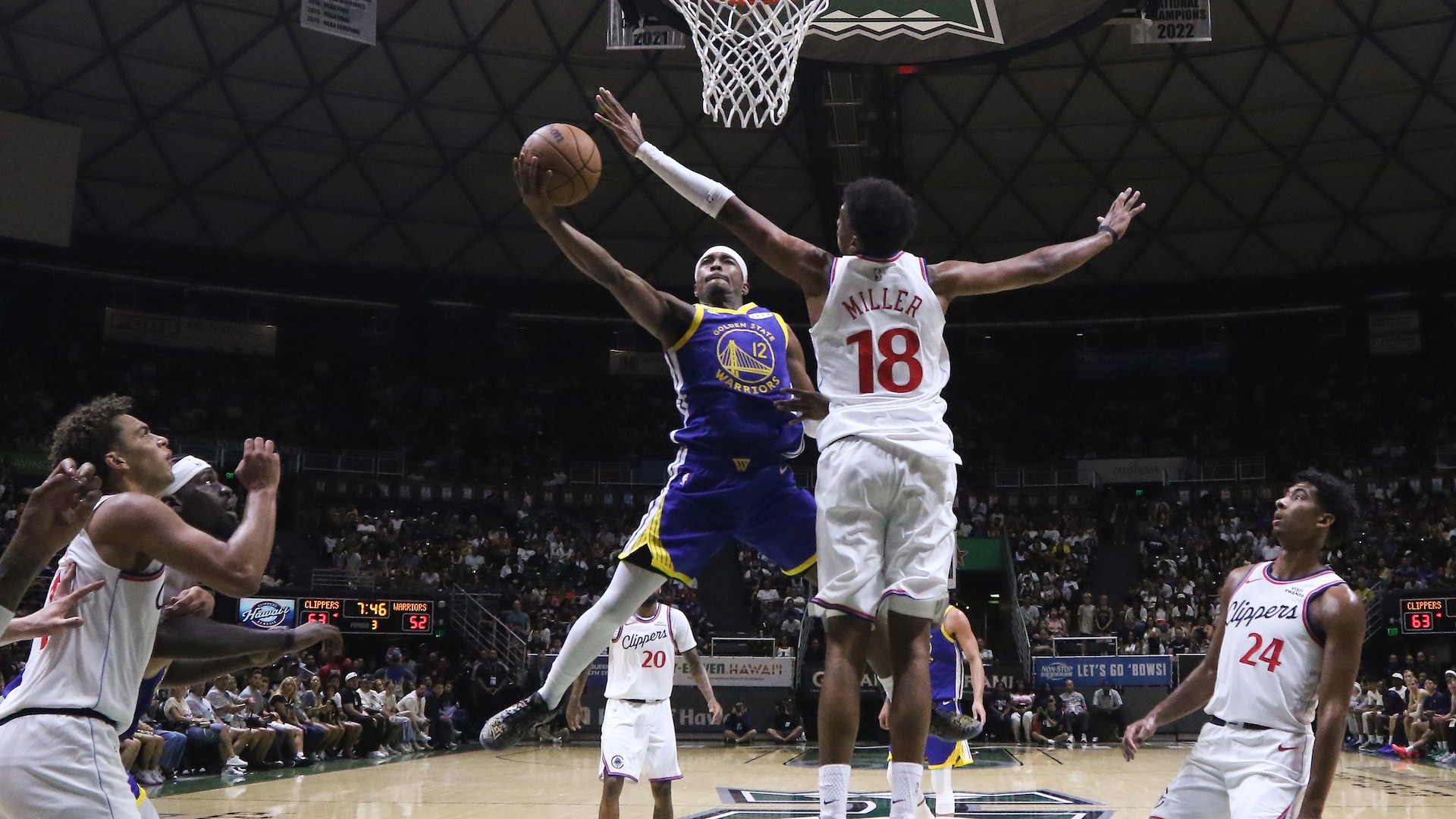 Warriors Fall Just Short in Preseason Loss to Clippers in Hawaii