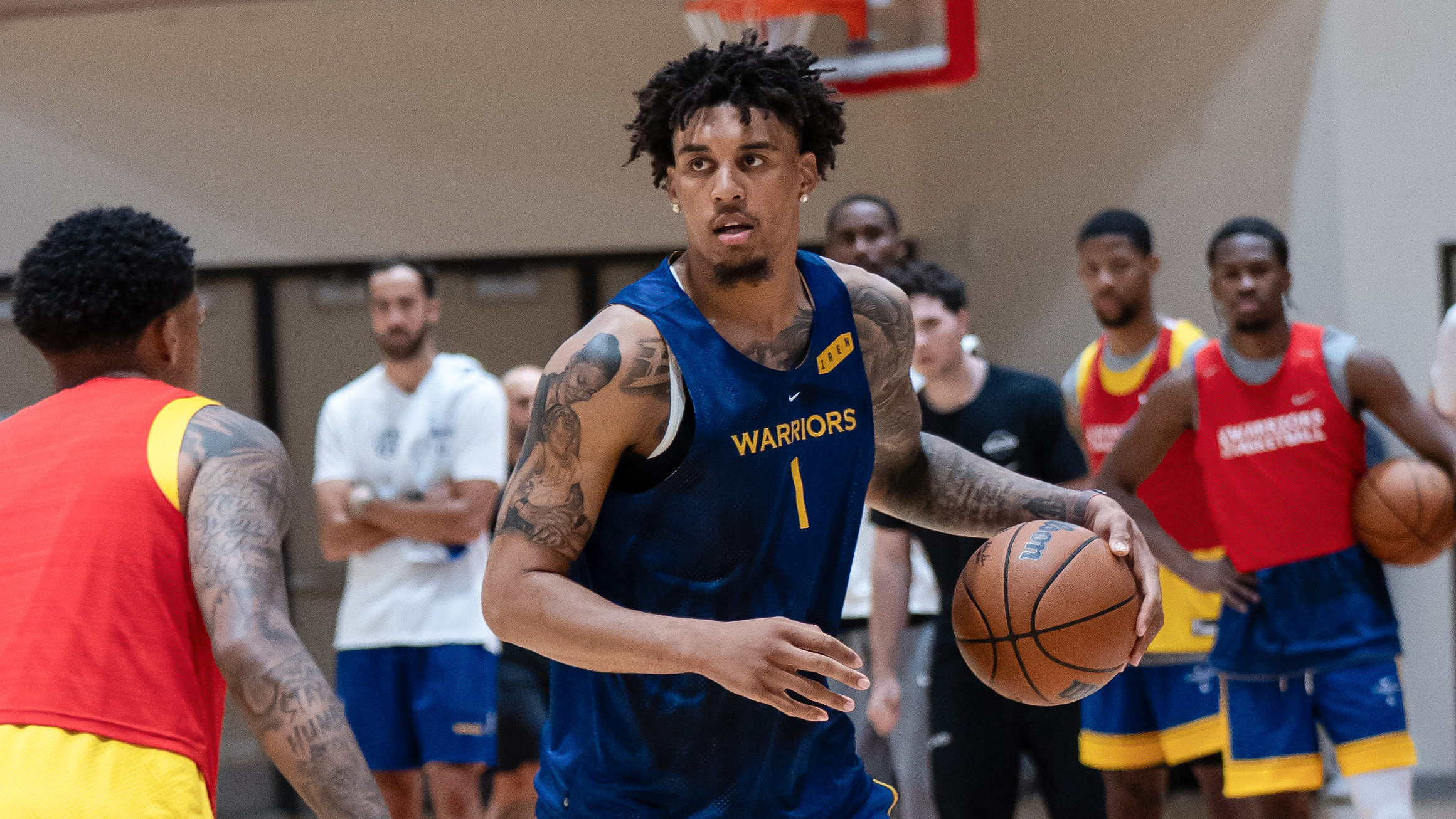 Script Font Ii Warriors Sign Guard Gary Payton II