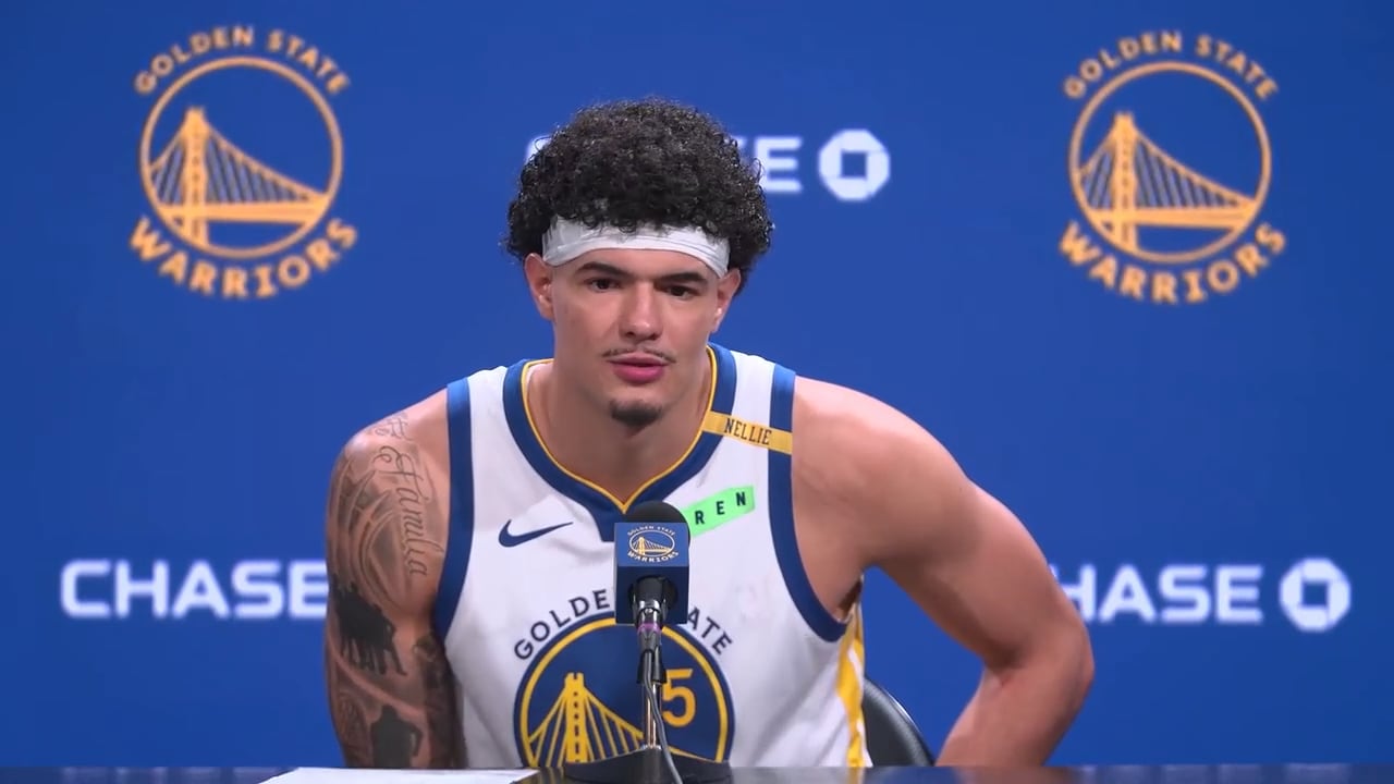 Postgame Warriors Talk: Gui Santos - 10/6/2026 | Golden State Warriors