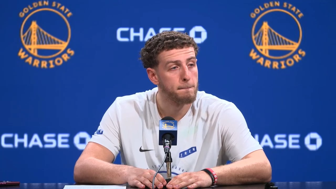 Postgame Warriors Talk: Brandin Podziemski After Signing Contract ...
