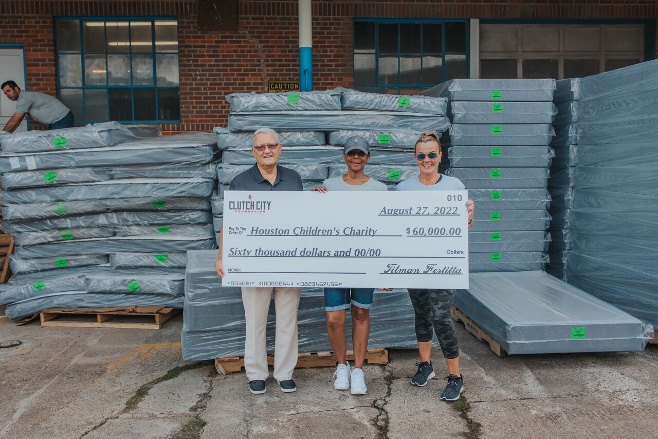 Rockets and Houston Children’s Charity Team Up for Bed Distribution ...
