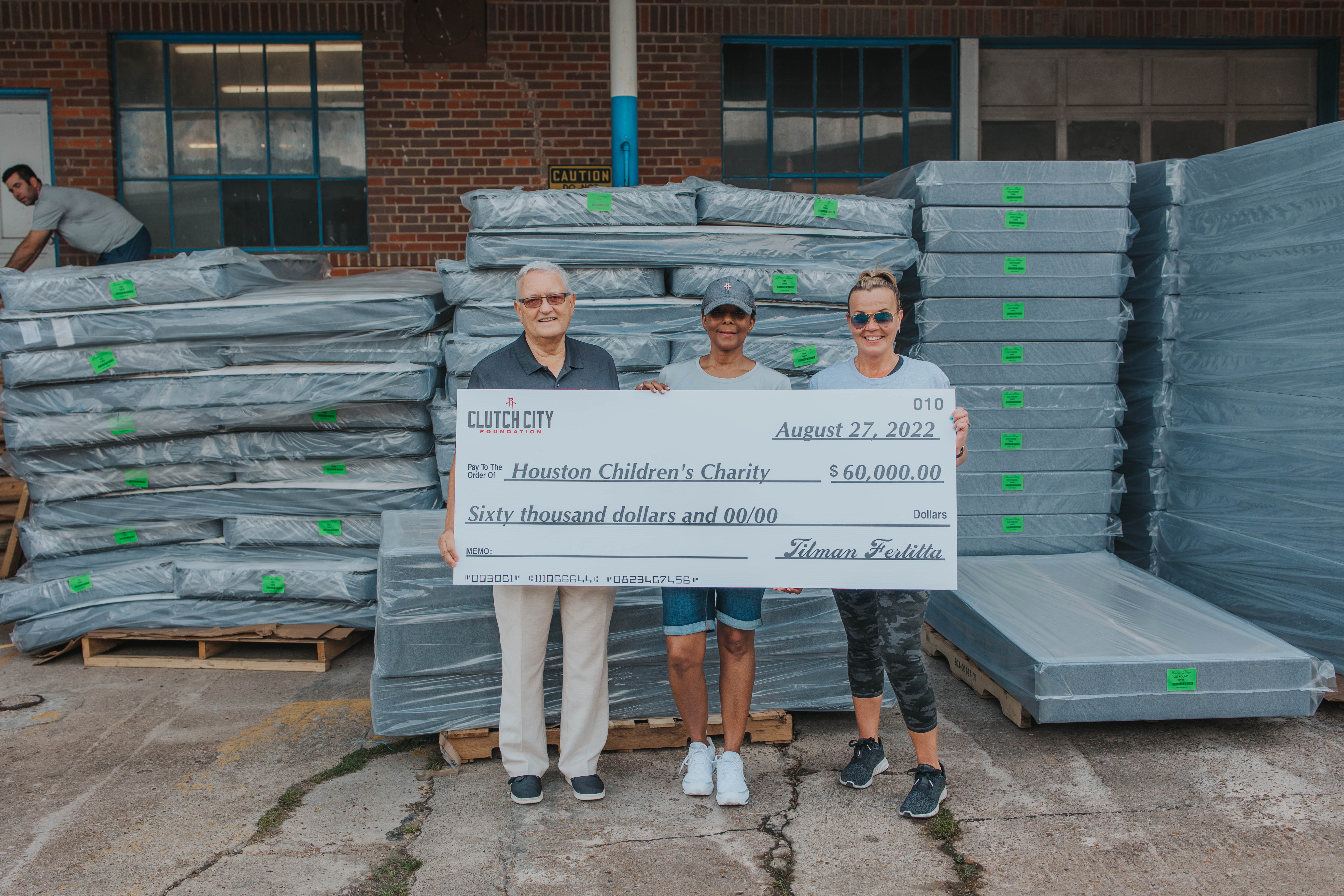 Rockets and Houston Children’s Charity Team Up for Bed Distribution ...