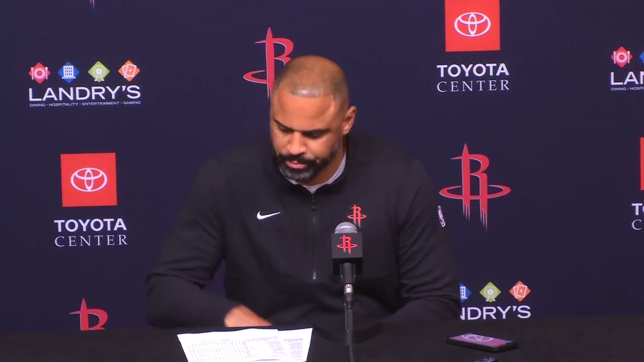 Postgame Interview: Coach Udoka 11/6/23 | Houston Rockets