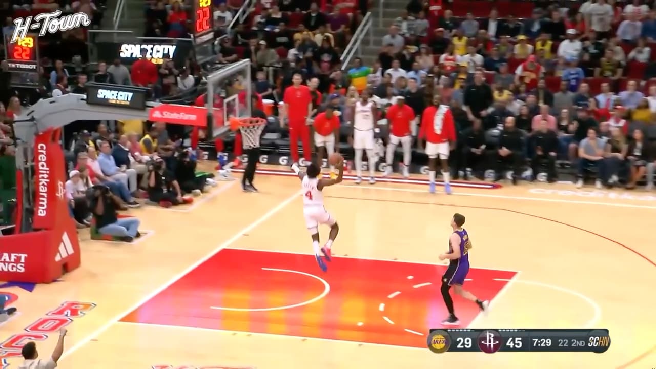 Jalen soaring to the rim | Houston Rockets