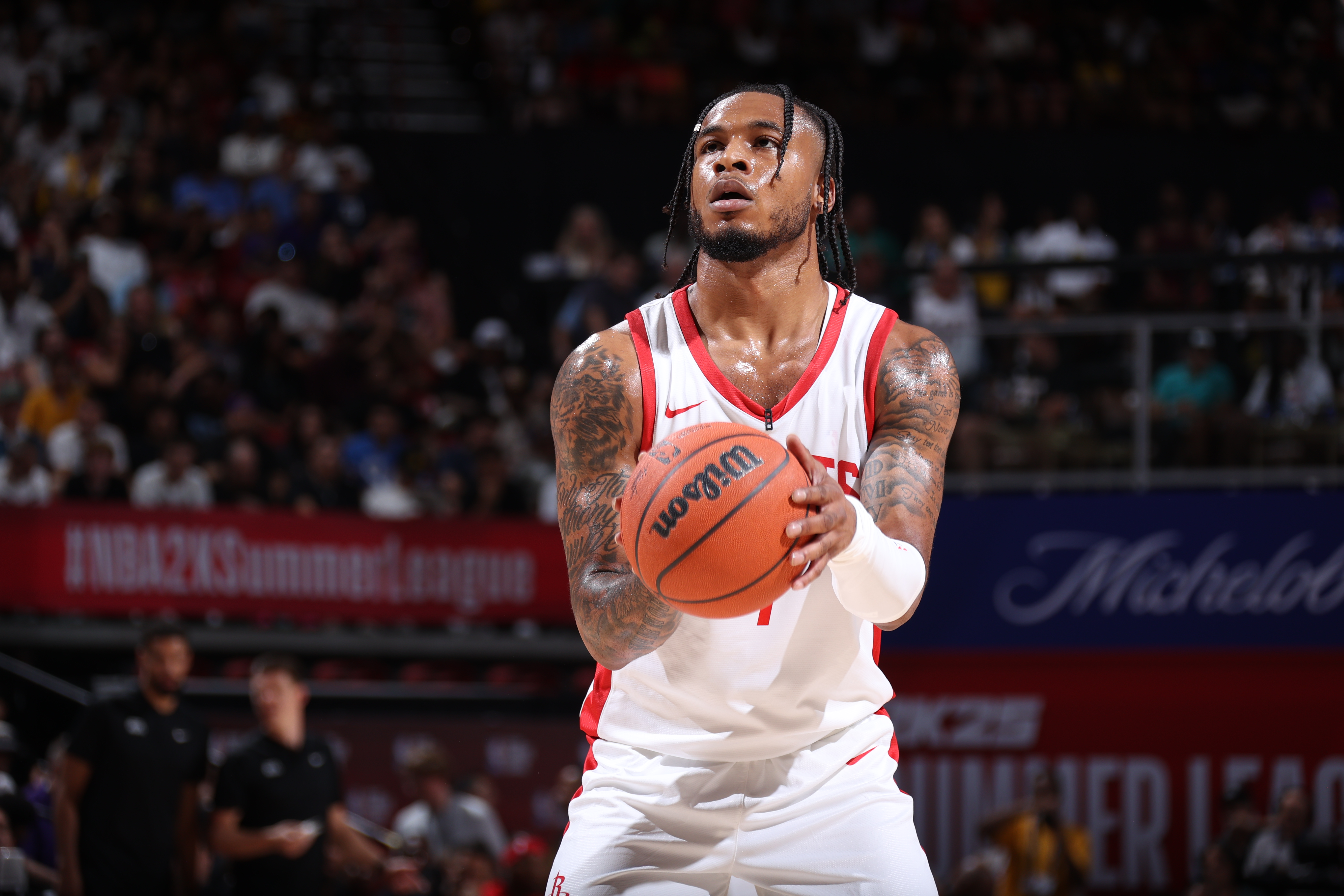Cam Hodges Rockets Photos: Rockets vs. Lakers 7/12/24 | Houston Rockets