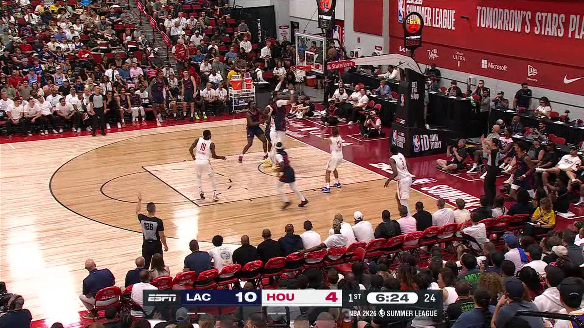 Dunk by N'Faly Dante | Houston Rockets