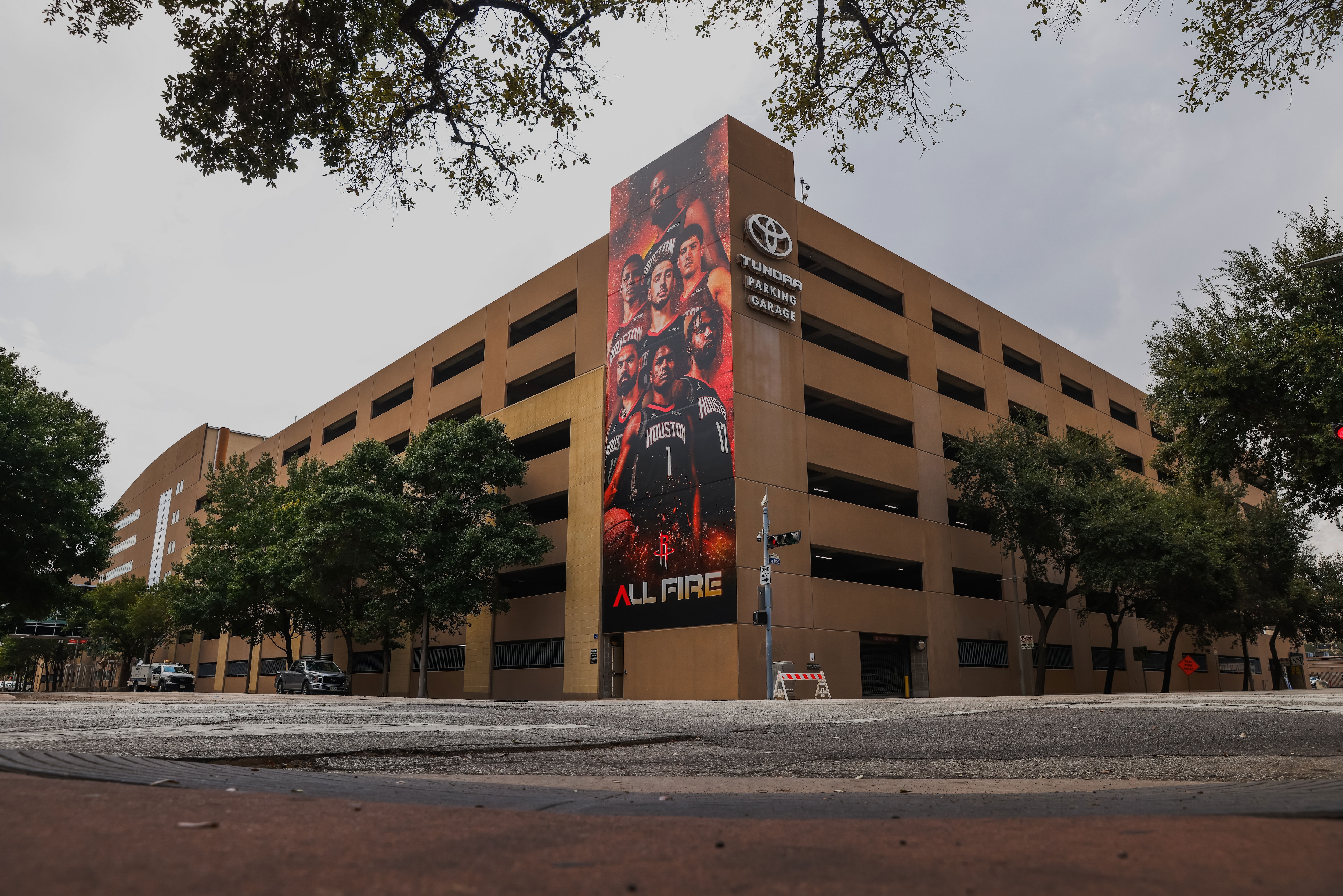 All Fire at Toyota Center | Houston Rockets