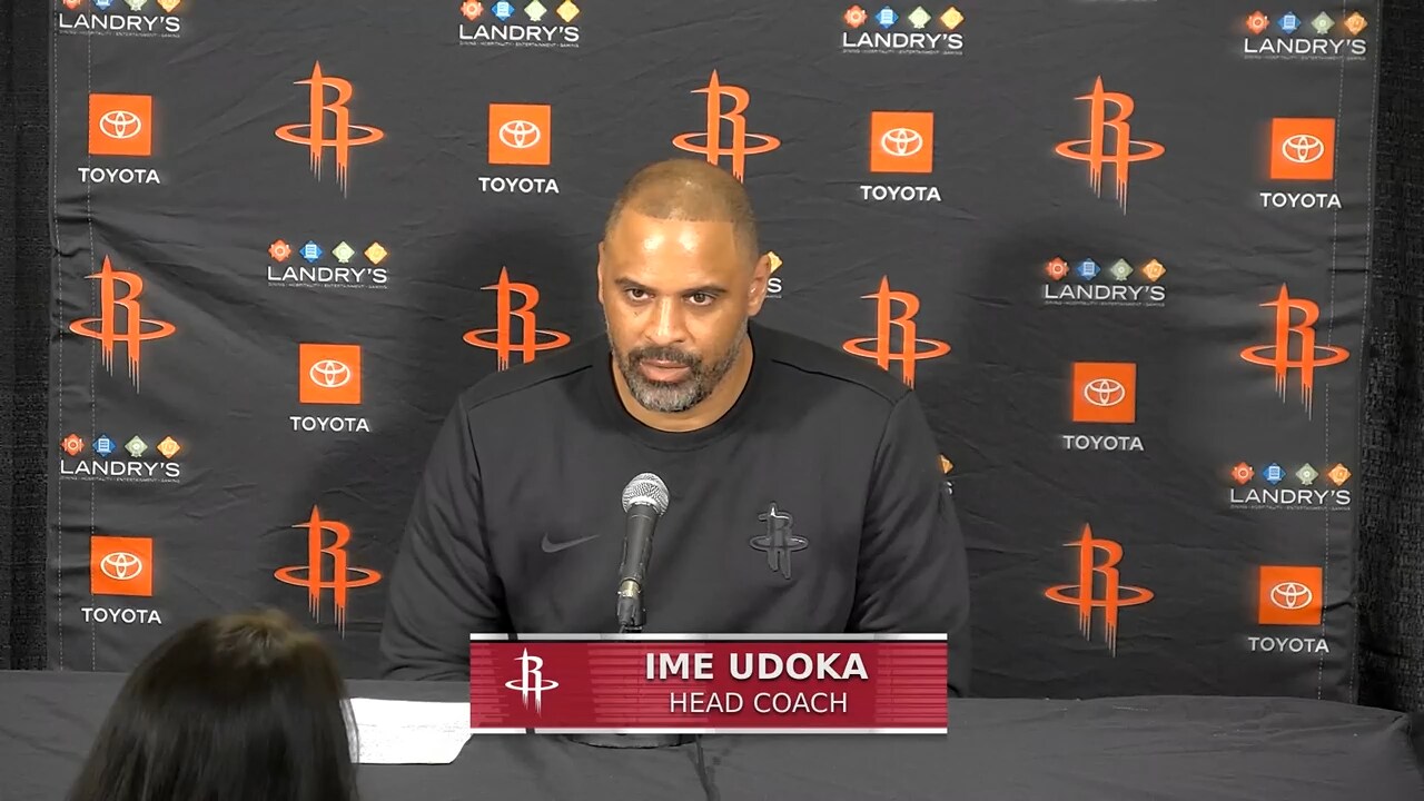 Press Conference by Ime Udoka vs Nuggets | Houston Rockets
