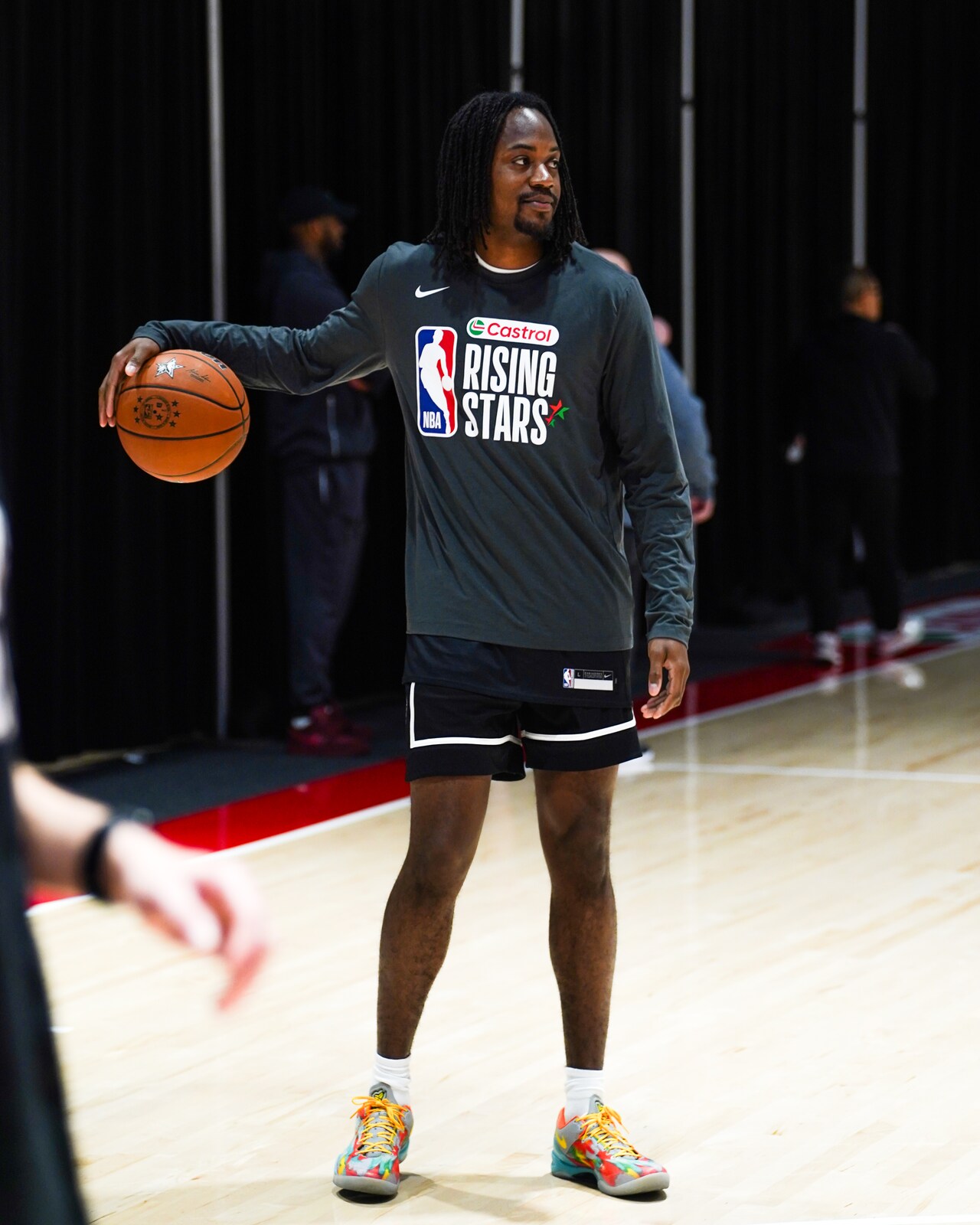 Rising Stars Practice - Reed Sheppard / Tristen Newton | Houston Rockets