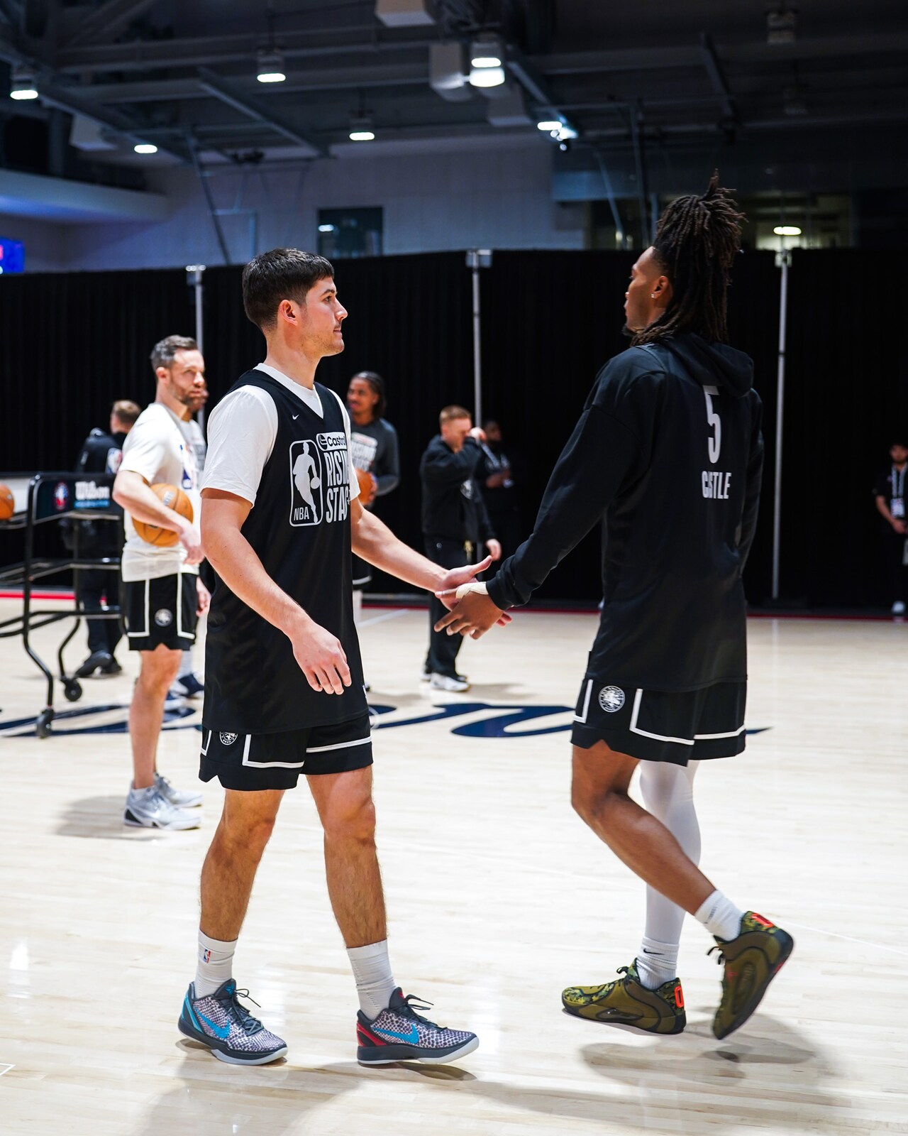 Rising Stars Practice - Reed Sheppard / Tristen Newton | Houston Rockets