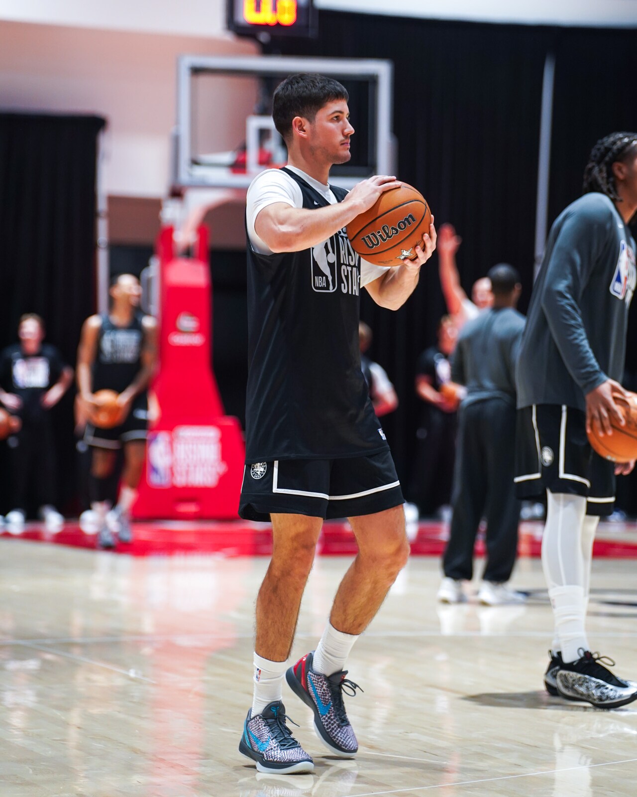 Rising Stars Practice - Reed Sheppard / Tristen Newton | Houston Rockets