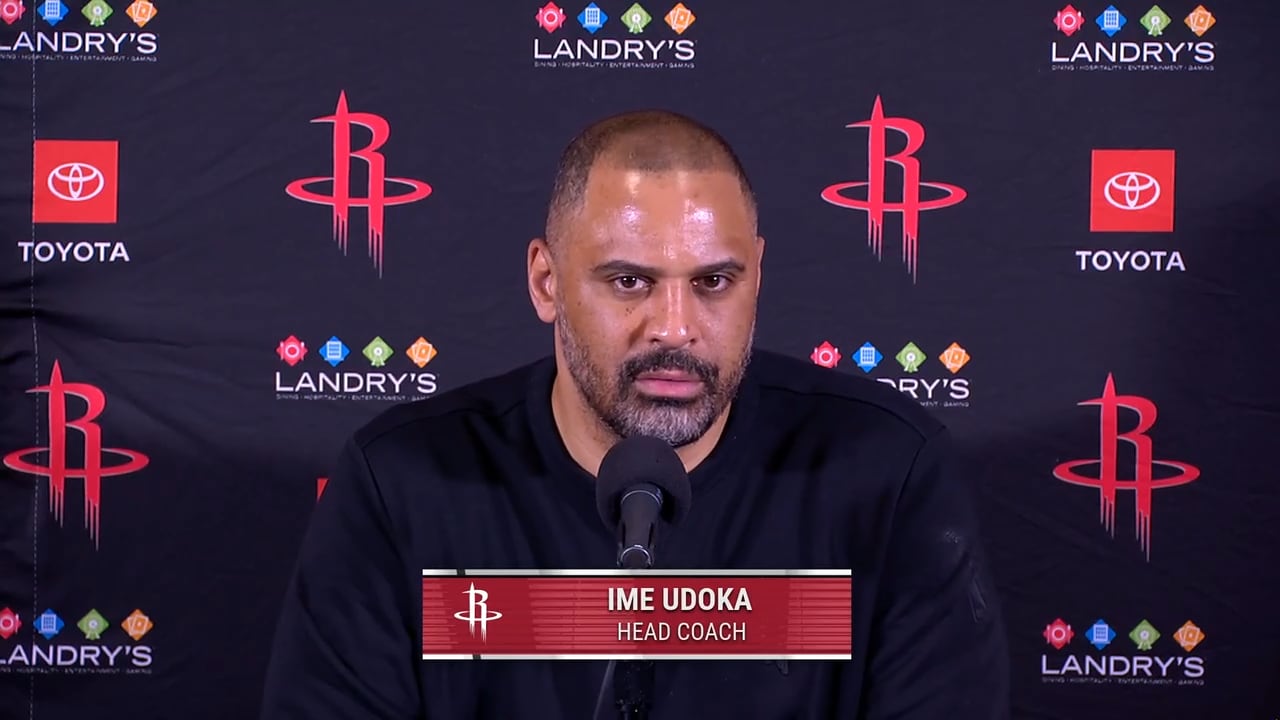 Press Conference by Ime Udoka vs Magic | Houston Rockets