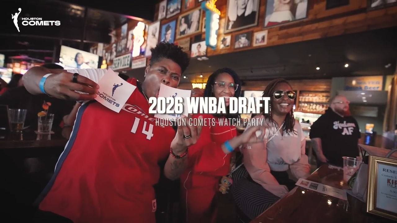 Houston Showed Up for the WNBA Draft Party | Houston Rockets