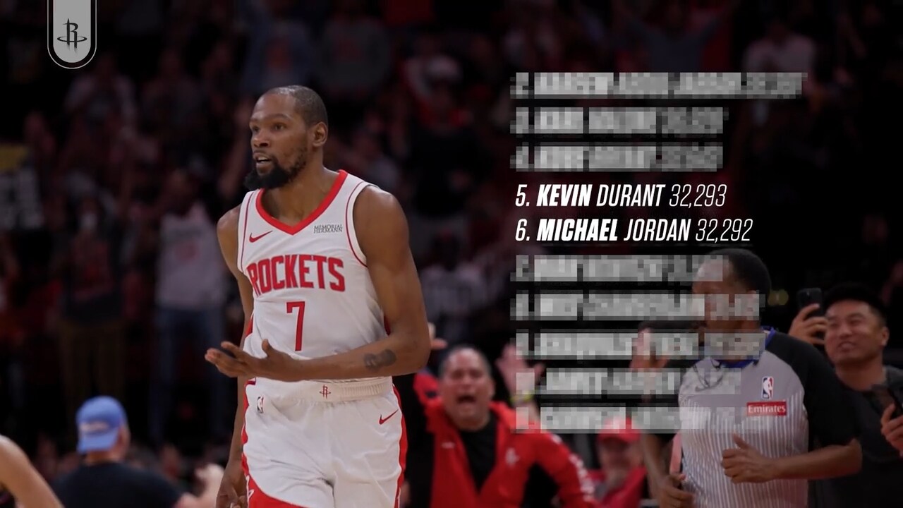 KD Keeps Making History | Houston Rockets