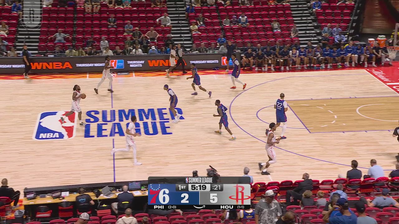 Rockets Dominate 76ers in Summer League Blowout
