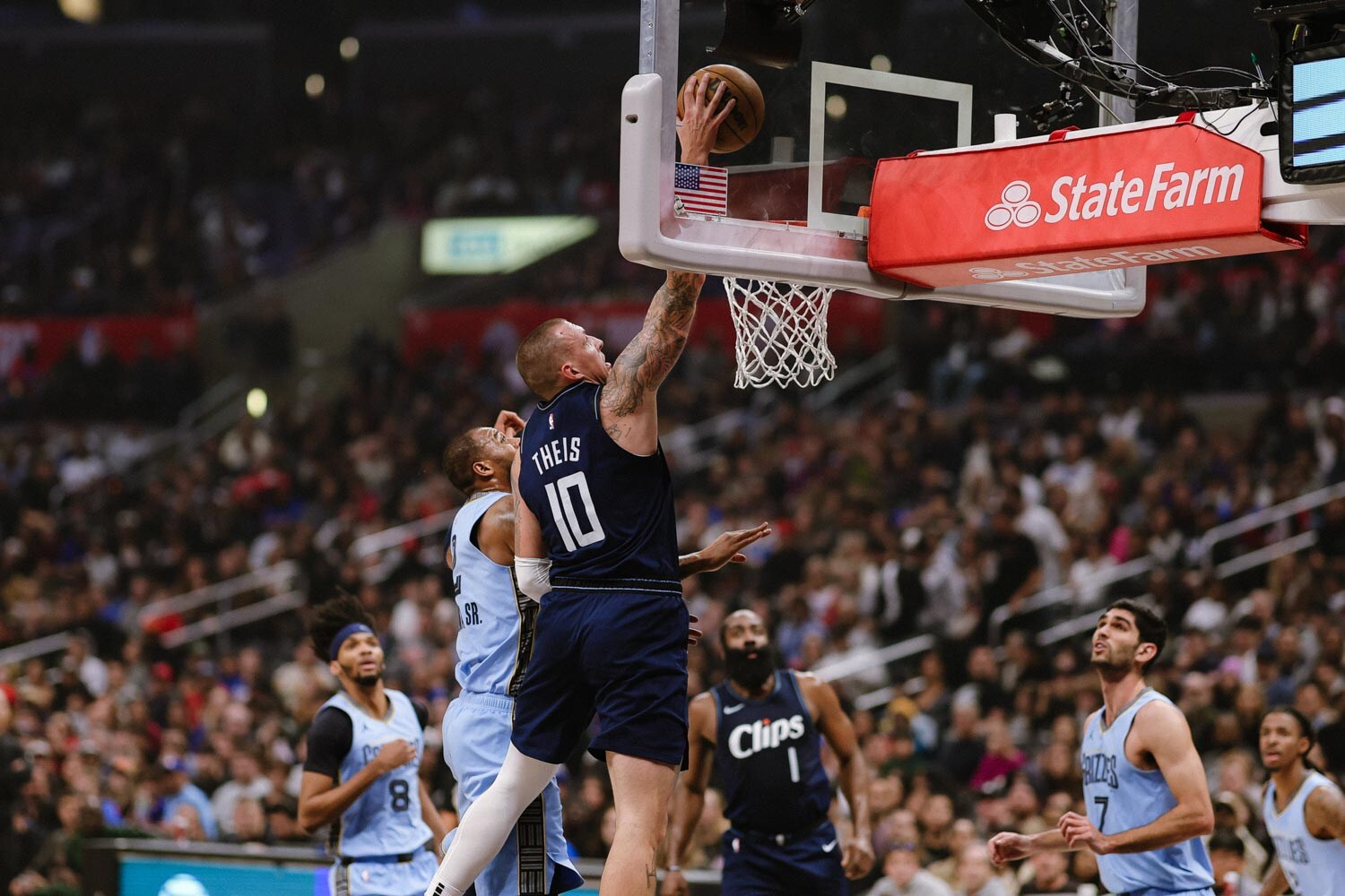 Slideshow-image: December 29, 2023 - Clippers vs Grizzlies at Crypto.com Arena, Los Angeles, CA....