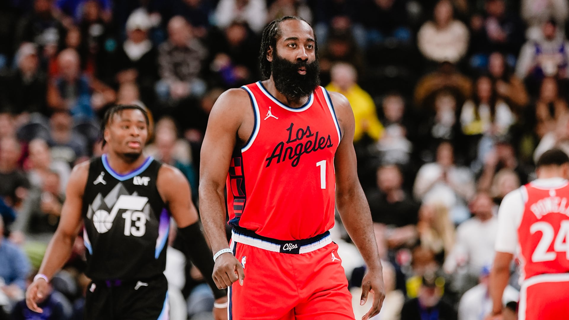 James Harden 32 Pts, 10 Reb, 7 Ast vs Utah Jazz (2.13.25) | LA Clippers