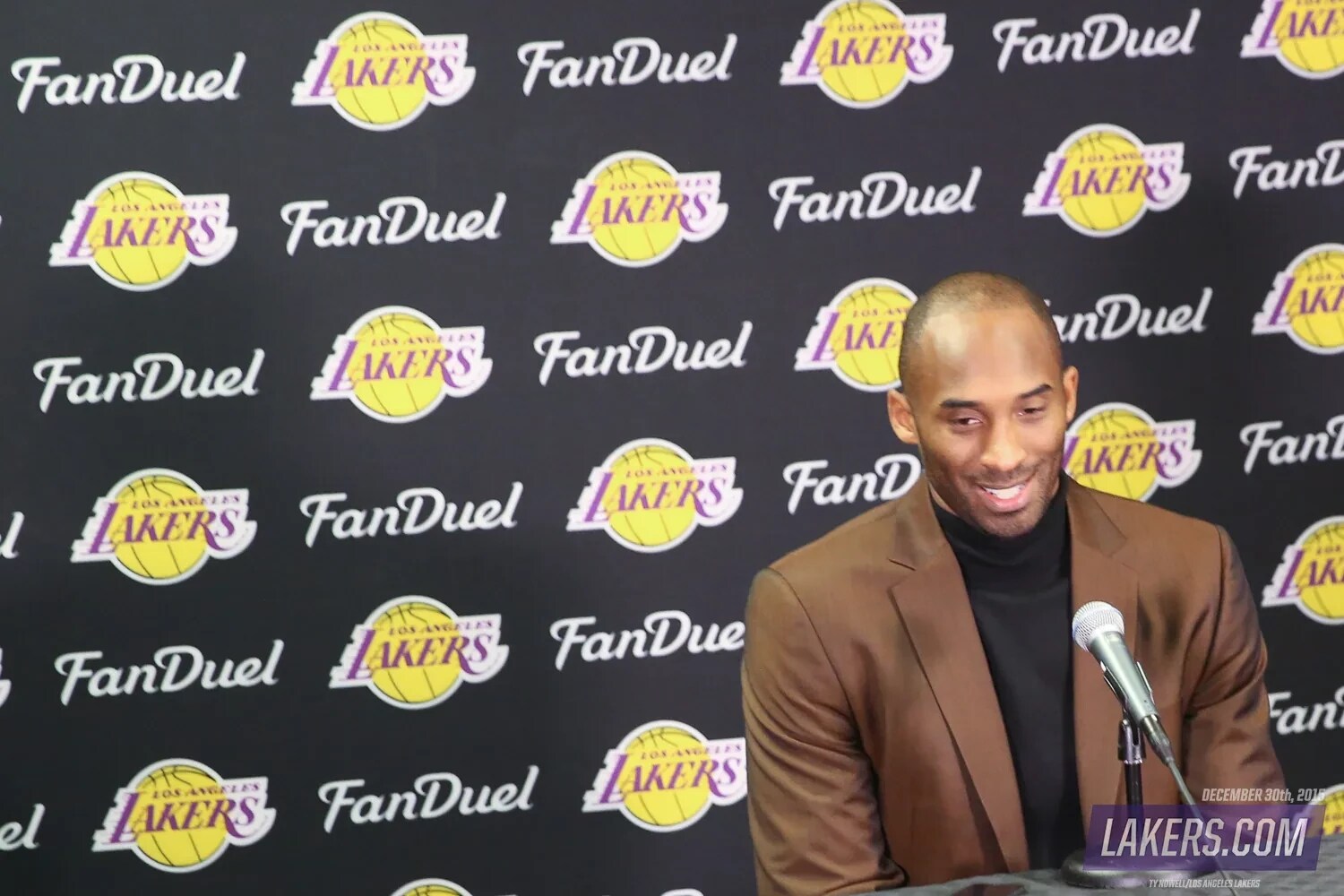 History Day in Photos Kobe Final Game Boston