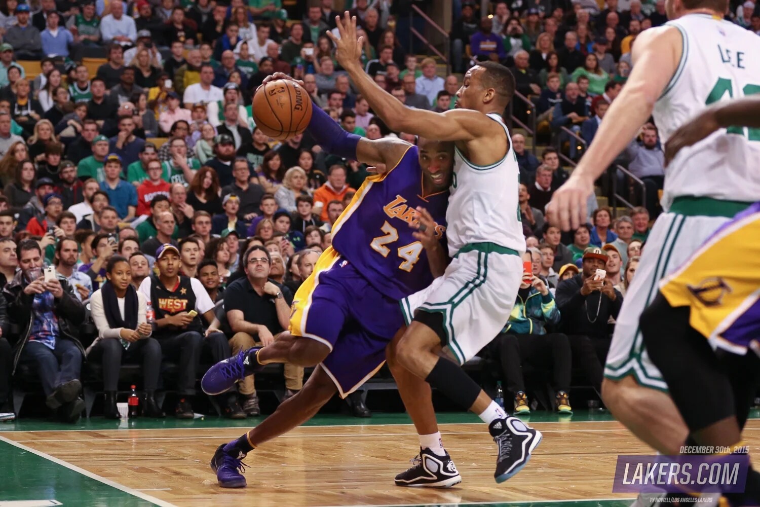 History Day in Photos Kobe Final Game Boston